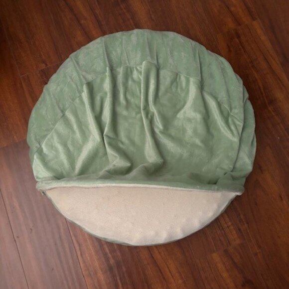 FurHaven Microvelvet Snuggery Cooling Memory Foam Pet Bed for Dogs & Cats 25" - Picture 2 of 6